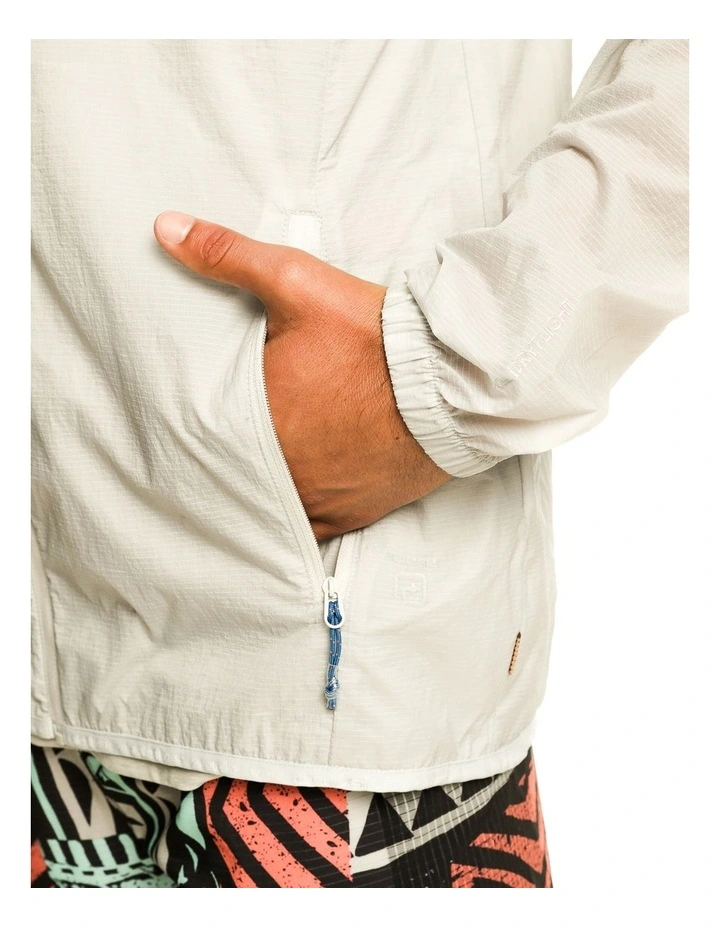 Quiksilver Summit Run Windbreaker In Grey 7 Quiksilver Summit Run Windbreaker In Grey - Image 5