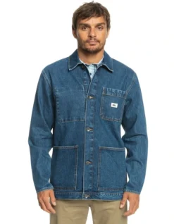 Quiksilver Legendary Worker Denim Jacket In Blue -Gant Shop 977985370 4 720x928