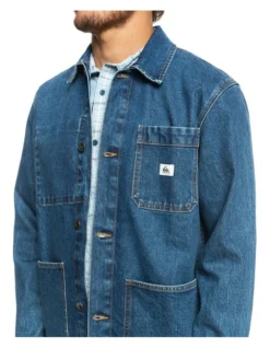 Quiksilver Legendary Worker Denim Jacket In Blue -Gant Shop 977985370 5 720x928