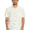 Quiksilver Minimark Short Sleeve Shirt In White -Gant Shop 977988880 1 720x928