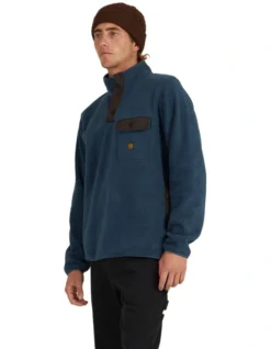 Quiksilver Tempt Half Zip Hoodie In Blue -Gant Shop 977990320 3 720x928