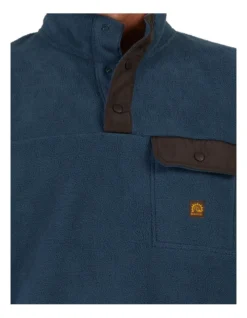 Quiksilver Tempt Half Zip Hoodie In Blue -Gant Shop 977990320 5 720x928