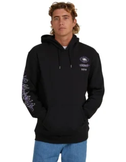 Quiksilver Connected Hoodie In Black