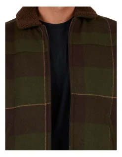 Quiksilver Hurry Down Jacket In Green -Gant Shop 977990950 4 720x928