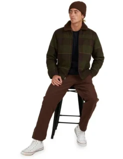 Quiksilver Hurry Down Jacket In Green -Gant Shop 977990950 5 720x928