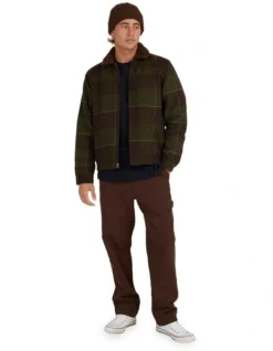 Quiksilver Hurry Down Jacket In Green -Gant Shop 977990950 6 720x928