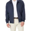 Modern Harrington Jacket In Navy Melange -Gant Shop 978387130 1 720x928