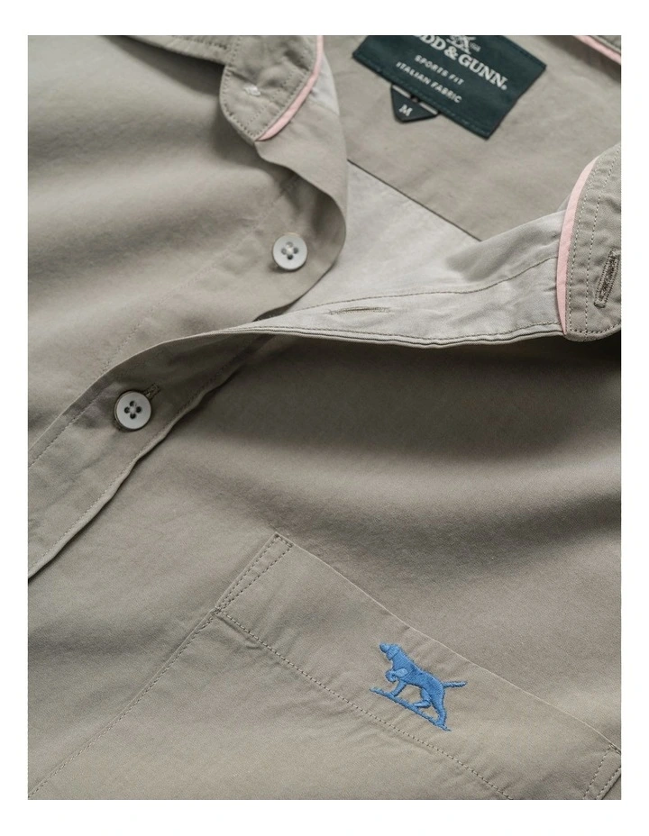 Glenbrook Long Sleeve Sports Fit Shirt In Moss 7 Glenbrook Long Sleeve Sports Fit Shirt In Moss - Image 5