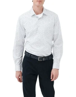 Cove Road Long Sleeve Shirt In Quartz