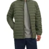 Jack & Jones Recycle Long Sleeve Collar Puffer In Rosin -Gant Shop 979520590 1 720x928