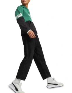 Puma Power Colorblock Hoodie Fleece In Green -Gant Shop 980333830 5 720x928