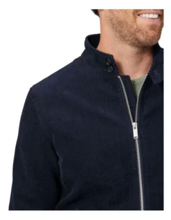 Wellington Corduroy Jacket In Navy -Gant Shop 982704610 4 720x928
