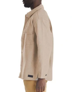 Durant Shacket In Beige -Gant Shop 983290600 3 1 720x928
