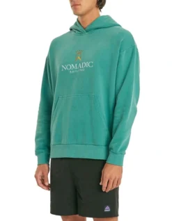 Sailor Relaxed Hooded Sweater In Green -Gant Shop 985707100 3 720x928