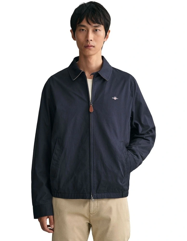 Gant Cotton Windcheater In Evening Blue 3 Gant Cotton Windcheater In Evening Blue
