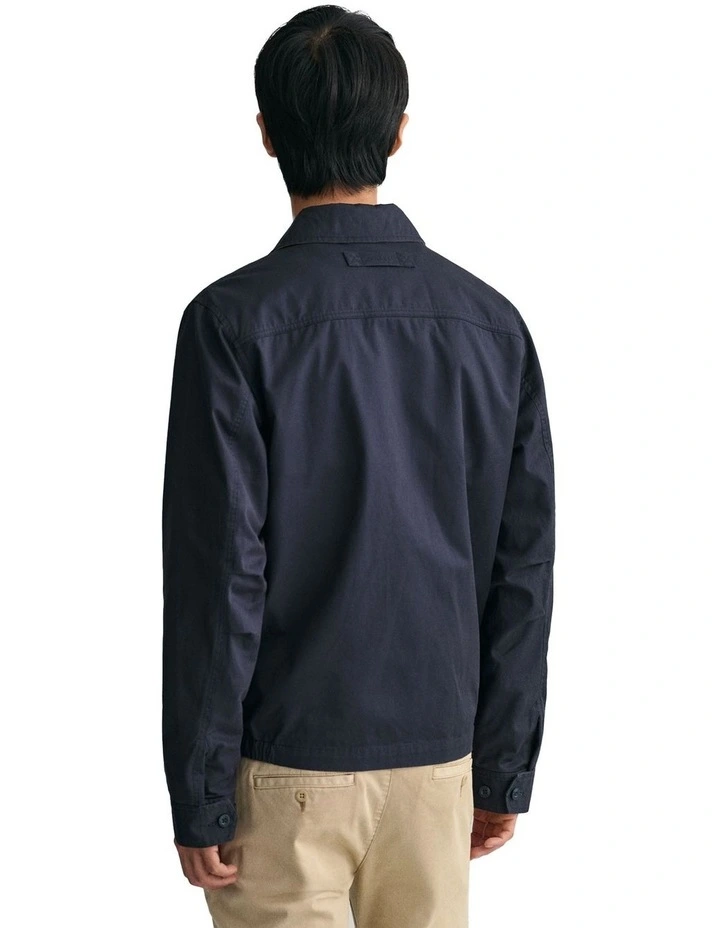 Gant Cotton Windcheater In Evening Blue 4 Gant Cotton Windcheater In Evening Blue - Image 2