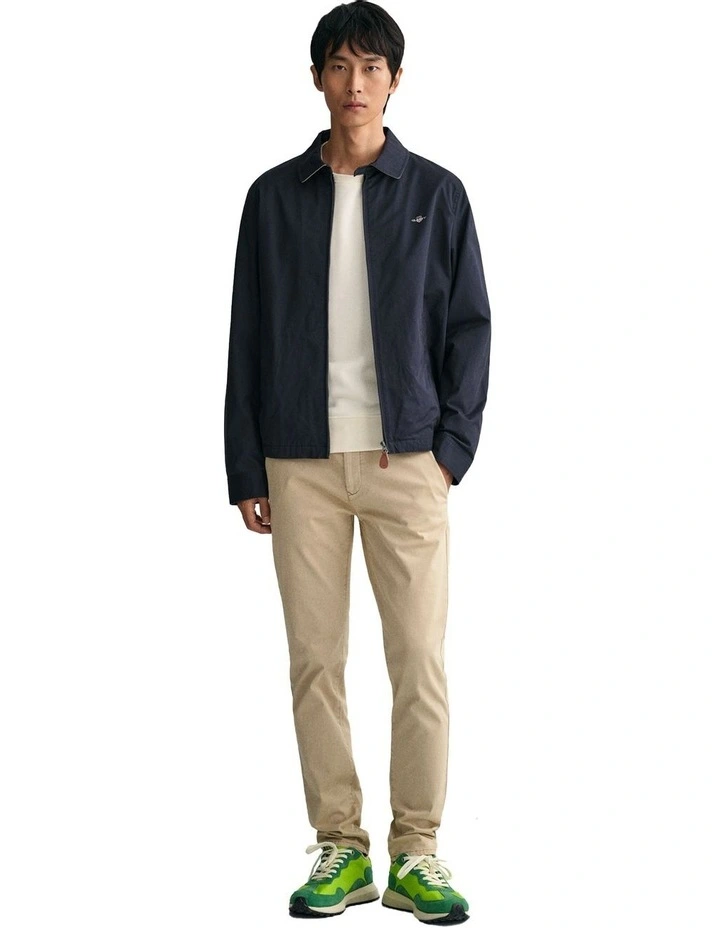 Gant Cotton Windcheater In Evening Blue 6 Gant Cotton Windcheater In Evening Blue - Image 4