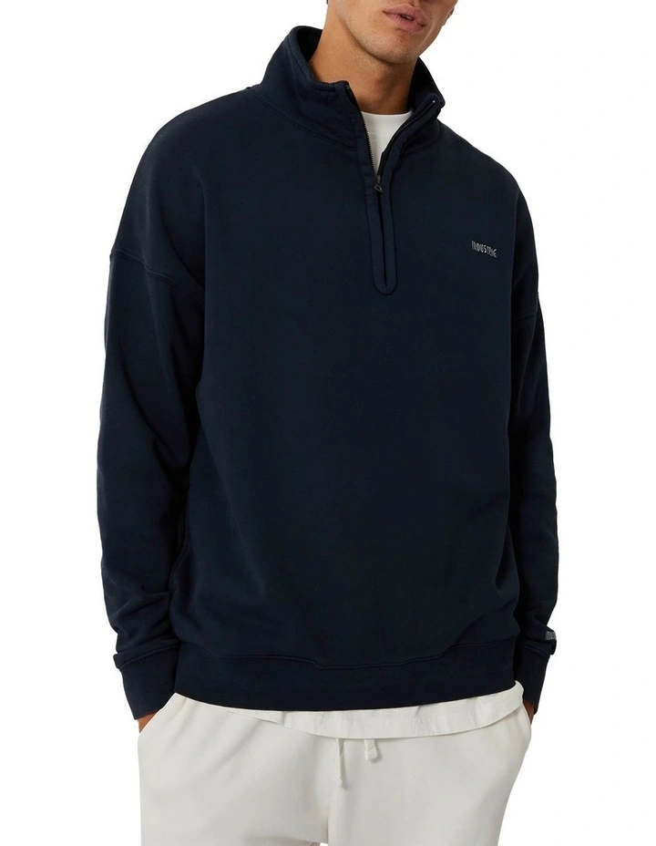 The Washed Del Sur Track Top In Navy 3 The Washed Del Sur Track Top In Navy