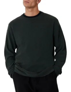 The Washed Aries Knit In Green