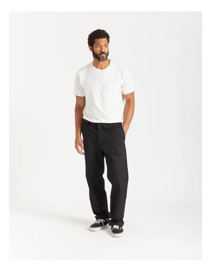 Brixton Choice Chino Regular Pant In Black 2 Brixton Choice Chino Regular Pant In Black