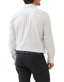 Arbors Track Long Sleeve Shirt In Pebble -Gant Shop 990976960 3 720x928