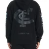Carlton Relaxed Fit Hoodie In Black