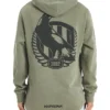 Collingwood Curved Hem Hooded Sweatshirt In Khaki -Gant Shop 992669410 1 720x928