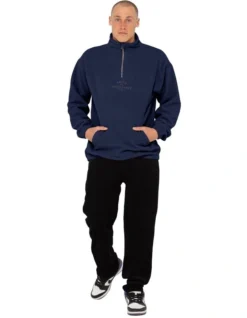 Rusty Middle Section Crew Polar Fleece In Blue -Gant Shop 993702970 3 720x928