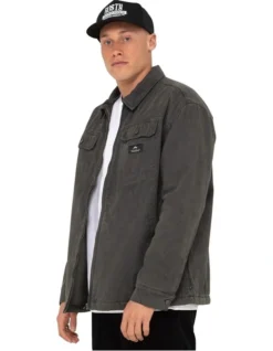 Rusty Dungaree Jacket In Black -Gant Shop 993703690 3 720x928